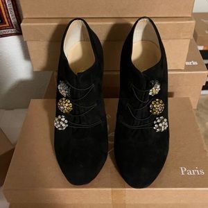 Christian Louboutin Suede Bootini